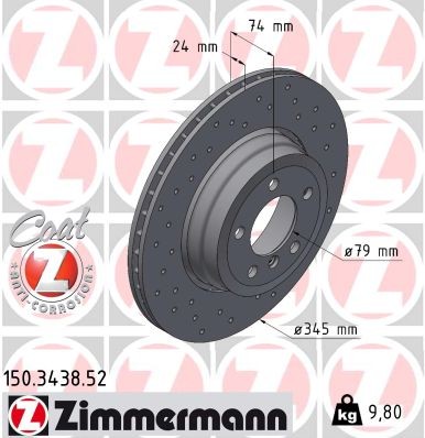 ZIMMERMANN 150.3438.52 EAN: 4250238747253.