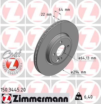 ZIMMERMANN 150.3445.20 EAN: 4250238716549.