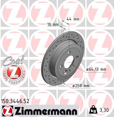ZIMMERMANN 150.3446.52 EAN: 4250238750024.