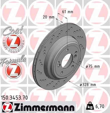 ZIMMERMANN 150.3453.70 EAN: 4250238741879.