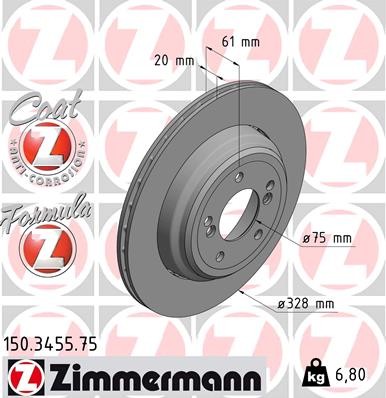 ZIMMERMANN 150.3455.75 EAN: 4250238741930.