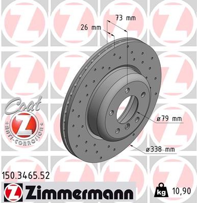 ZIMMERMANN 150.3465.52 EAN: 4250238747352.