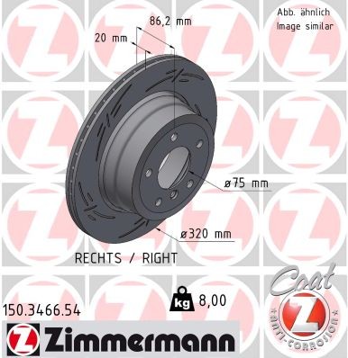 ZIMMERMANN 150.3466.54 EAN: 4250238777694.