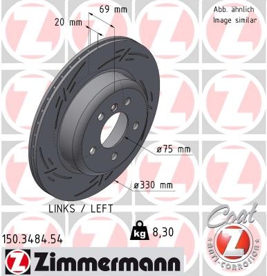 ZIMMERMANN 150.3484.54 EAN: 4250238777779.