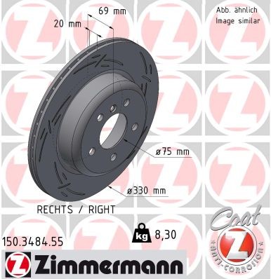 ZIMMERMANN 150.3484.55 EAN: 4250238777786.