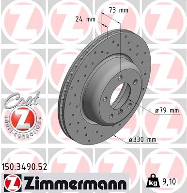 ZIMMERMANN 150.3490.52 EAN: 4250238758785.