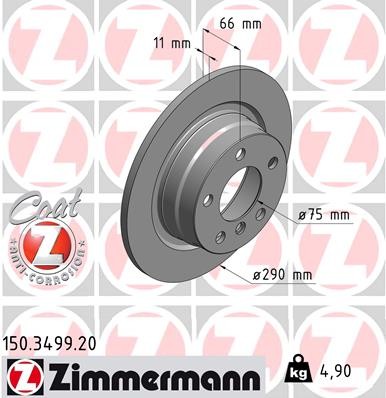 ZIMMERMANN 150.3499.20 EAN: 4250238753773.
