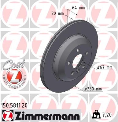 ZIMMERMANN 150.5811.20 EAN: 4250238792239.