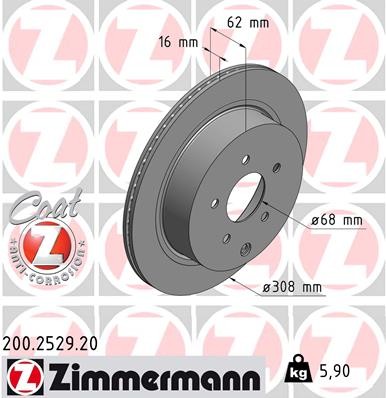ZIMMERMANN 200.2529.20 EAN: 4250238758303.