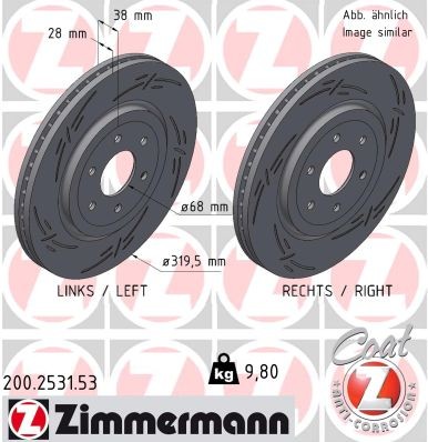 ZIMMERMANN 200.2531.53 EAN: 4250238790792.