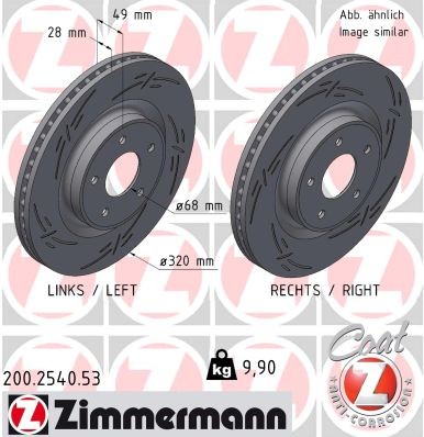 ZIMMERMANN 200.2540.53 EAN: 4250238790761.