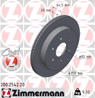 ZIMMERMANN 200.2542.20 EAN: 4250238785354.