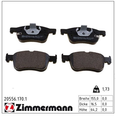 ZIMMERMANN 20556.170.1 Číslo výrobce: 20556. EAN: 4250238787570.