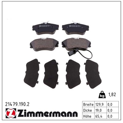 ZIMMERMANN 21479.190.2 Číslo výrobce: 21479. EAN: 4250238734888.