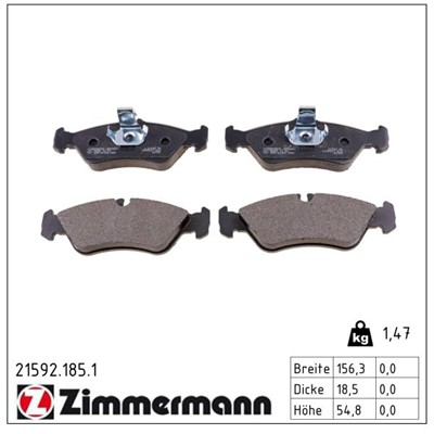 ZIMMERMANN 21592.185.1 Číslo výrobce: 21592. EAN: 4250238735335.