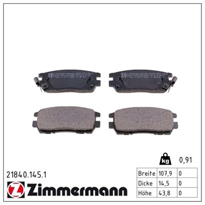 ZIMMERMANN 21840.145.1 Číslo výrobce: 21840. EAN: 4250238736141.