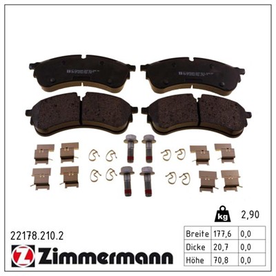 ZIMMERMANN 22178.210.2 Číslo výrobce: 22178. EAN: 4250238782056.