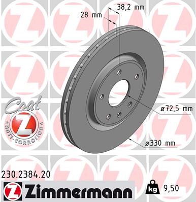 ZIMMERMANN 230.2384.20 EAN: 4250238767916.