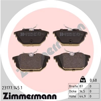 ZIMMERMANN 23177.145.1 Číslo výrobce: 23177. EAN: 4250238737360.