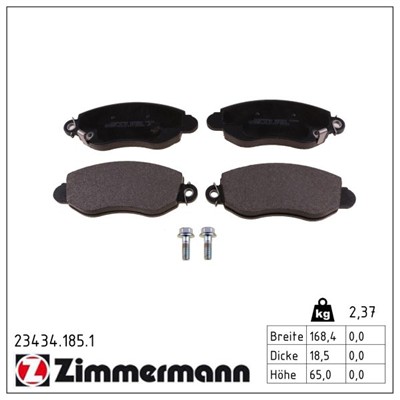 ZIMMERMANN 23434.185.1 Číslo výrobce: 23434. EAN: 4250238738282.