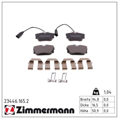 ZIMMERMANN 23446.165.2 Číslo výrobce: 23224. EAN: 4250238760290.