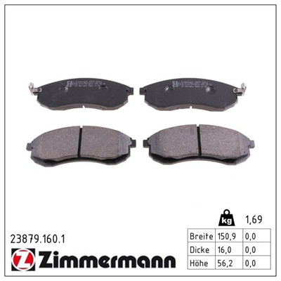 ZIMMERMANN 23879.160.1 Číslo výrobce: 23879. EAN: 4250238739807.