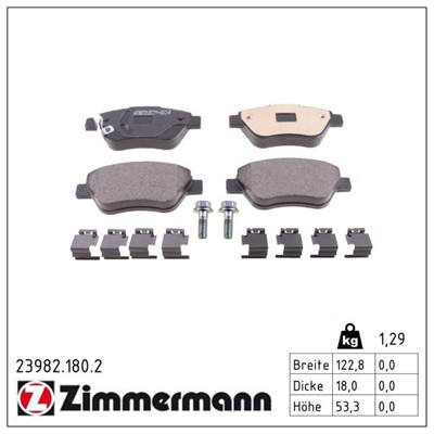 ZIMMERMANN 23982.180.2 Číslo výrobce: 23982. EAN: 4250238755500.