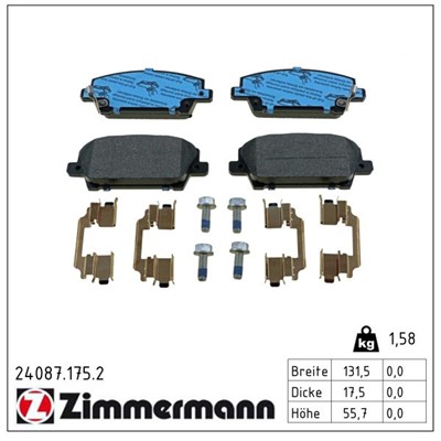 ZIMMERMANN 24087.175.2 Číslo výrobce: 24087. EAN: 4250238760542.