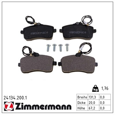 ZIMMERMANN 24134.200.1 Číslo výrobce: 24134. EAN: 4250238740414.