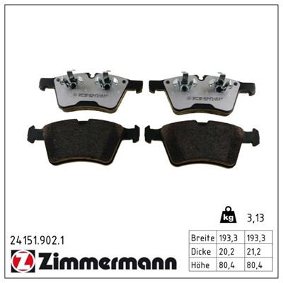 ZIMMERMANN 24151.902.1 Číslo výrobce: 24151. EAN: 4250238782735.