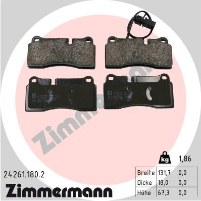 ZIMMERMANN 24261.180.2 Číslo výrobce: 24261. EAN: 4250238786375.