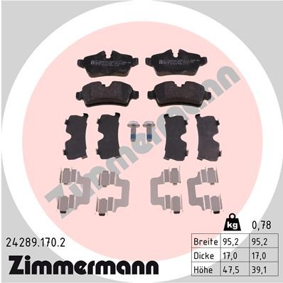 ZIMMERMANN 24289.170.2 Číslo výrobce: 24289. EAN: 4250238765318.