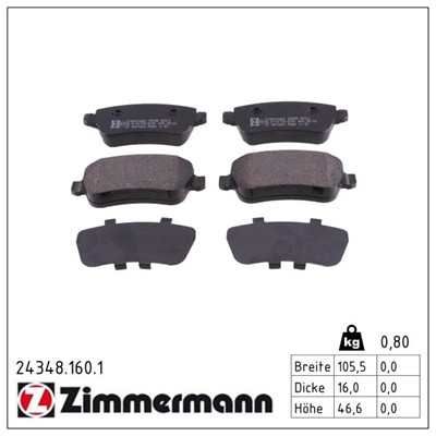 ZIMMERMANN 24348.160.1 Číslo výrobce: 24348. EAN: 4250238742791.