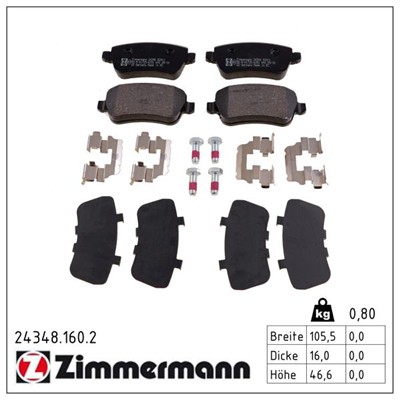 ZIMMERMANN 24348.160.2 Číslo výrobce: 24348. EAN: 4250238757603.