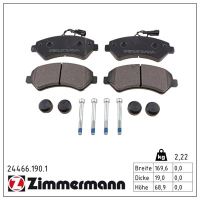 ZIMMERMANN 24466.190.1 Číslo výrobce: 24466. EAN: 4250238740599.