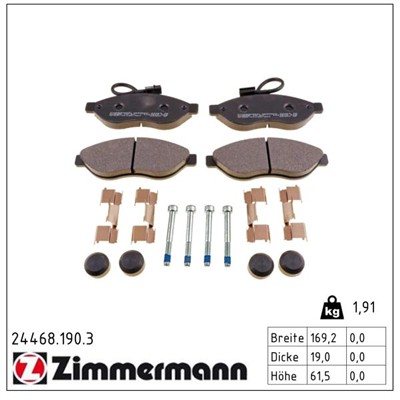 ZIMMERMANN 24468.190.3 Číslo výrobce: 24468. EAN: 4250238757726.