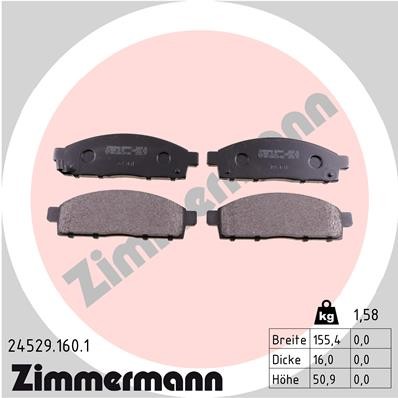 ZIMMERMANN 24529.160.1 Číslo výrobce: 24529. EAN: 4250238764595.