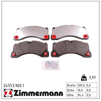ZIMMERMANN 24553.960.1 Číslo výrobce: 24685. EAN: 4250238779414.