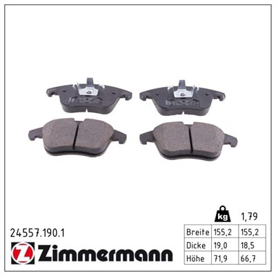 ZIMMERMANN 24557.190.1 Číslo výrobce: 24557. EAN: 4250238750321.