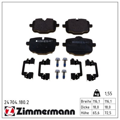 ZIMMERMANN 24704.180.2 Číslo výrobce: 24704. EAN: 4250238782117.