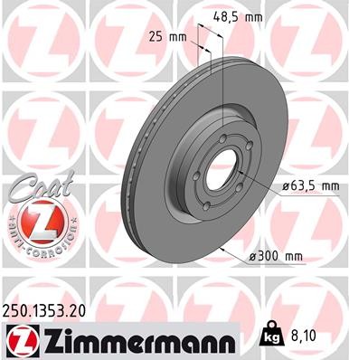 ZIMMERMANN 250.1353.20 EAN: 4250238744689.