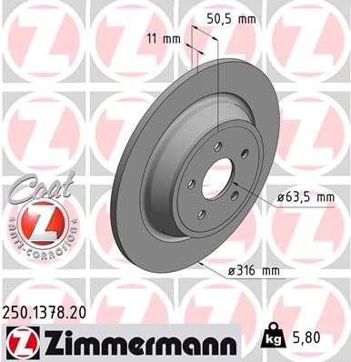 ZIMMERMANN 250.1378.20 EAN: 4250238764519.
