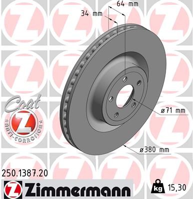ZIMMERMANN 250.1387.20 EAN: 4250238767930.