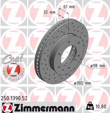 ZIMMERMANN 250.1390.52 EAN: 4250238768906.