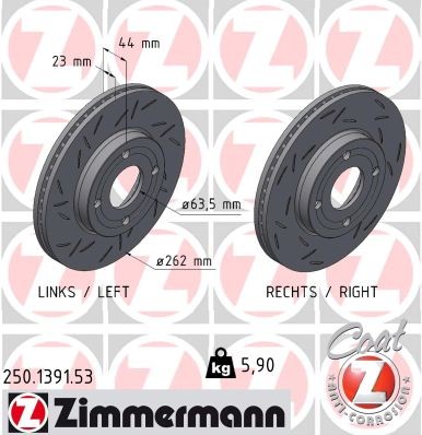 ZIMMERMANN 250.1391.53 EAN: 4250238787877.