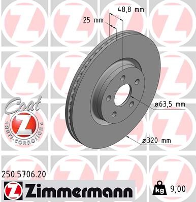 ZIMMERMANN 250.5706.20 EAN: 4250238784975.