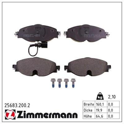 ZIMMERMANN 25683.200.2 Číslo výrobce: 25683. EAN: 4250238761037.