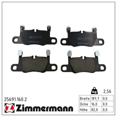 ZIMMERMANN 25691.160.2 Číslo výrobce: 25691. EAN: 4250238794226.