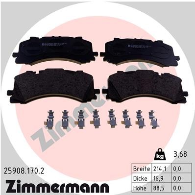 ZIMMERMANN 25908.170.2 Číslo výrobce: 25908. EAN: 4250238781530.
