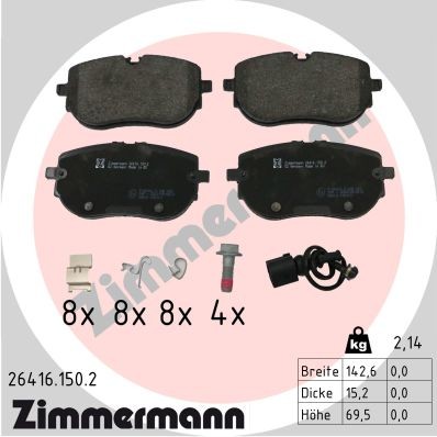 ZIMMERMANN 26416.150.2 Číslo výrobce: 26416. EAN: 4250238788706.